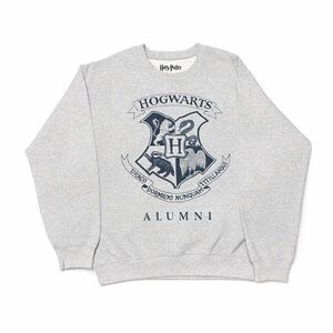 Harry Potter Hogwarts Alumni Gray Crewneck Sweatshirt Adult Large